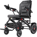 Lightweight Foldable Electric Wheelchair for Adults, 15.5 Mile Range, Dual 250W Motors, Removable 15Ah Battery