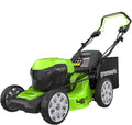 48V Cordless Self-Propelled Lawn Mower with 46cm Cutting Width, 55L Grass Bag, 2×4Ah Batteries