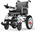 Lightweight Foldable Electric Wheelchair for Adults, 25+ Mile Travel Range, Portable Power Chair, Durable Alloy Frame